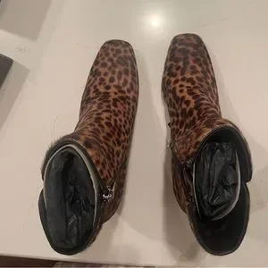 Aquatalia leopard booties hot sale